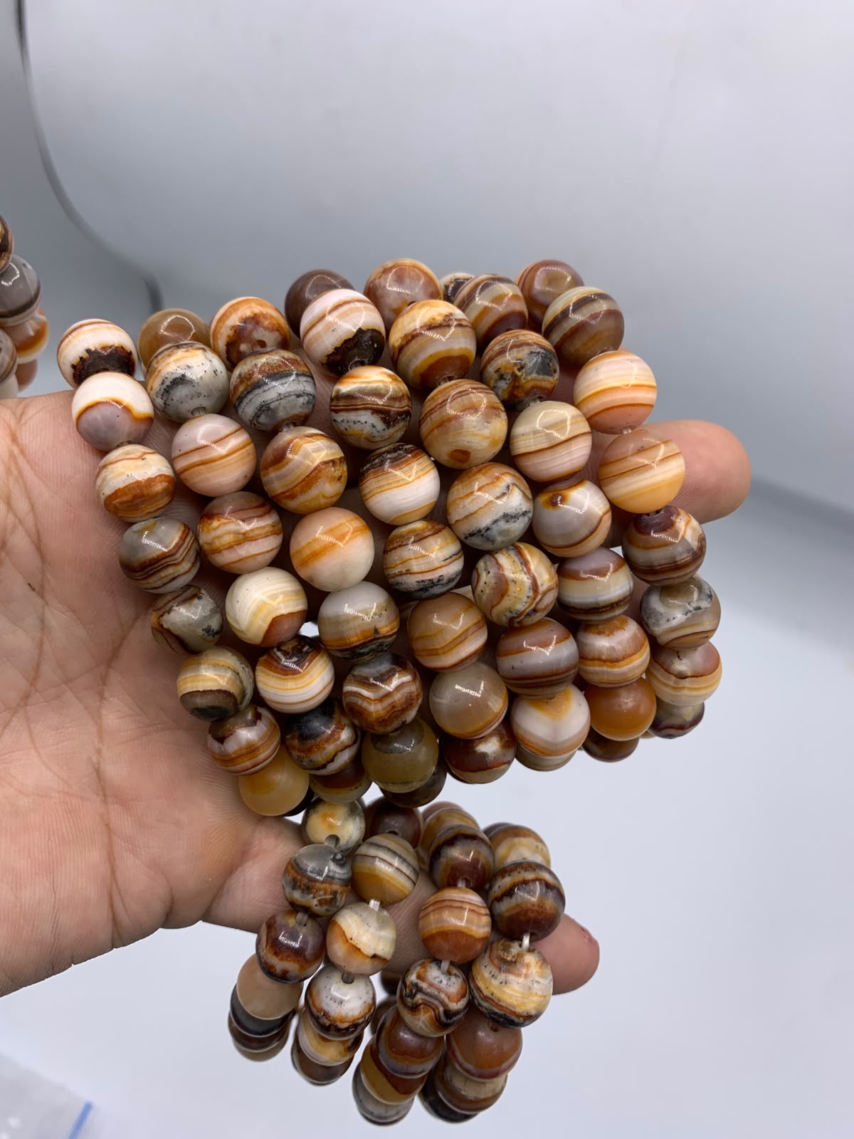 Brown Aragonite Bracelets Top Quality • 100% Natural