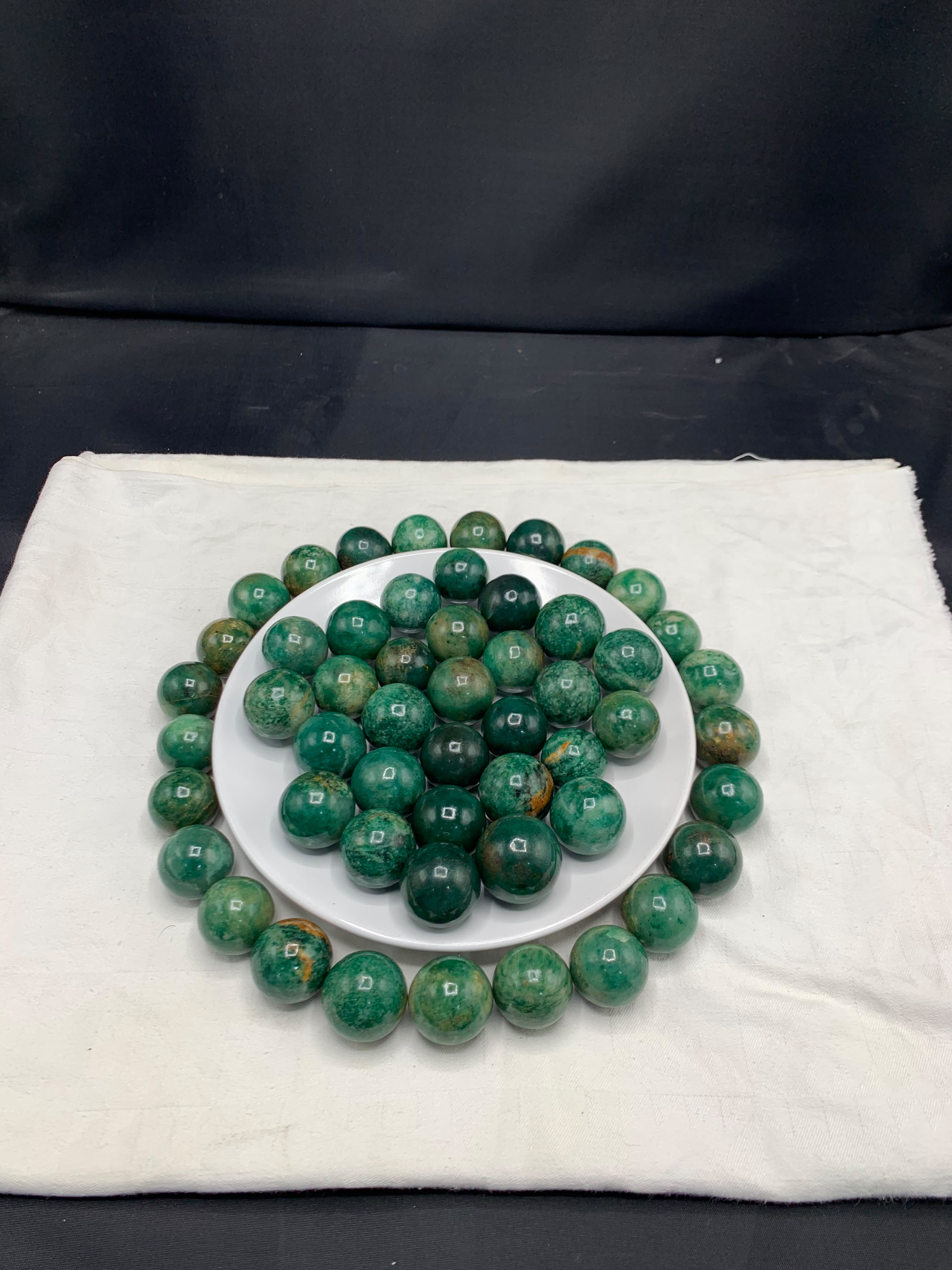 Natural Aventurine spheres