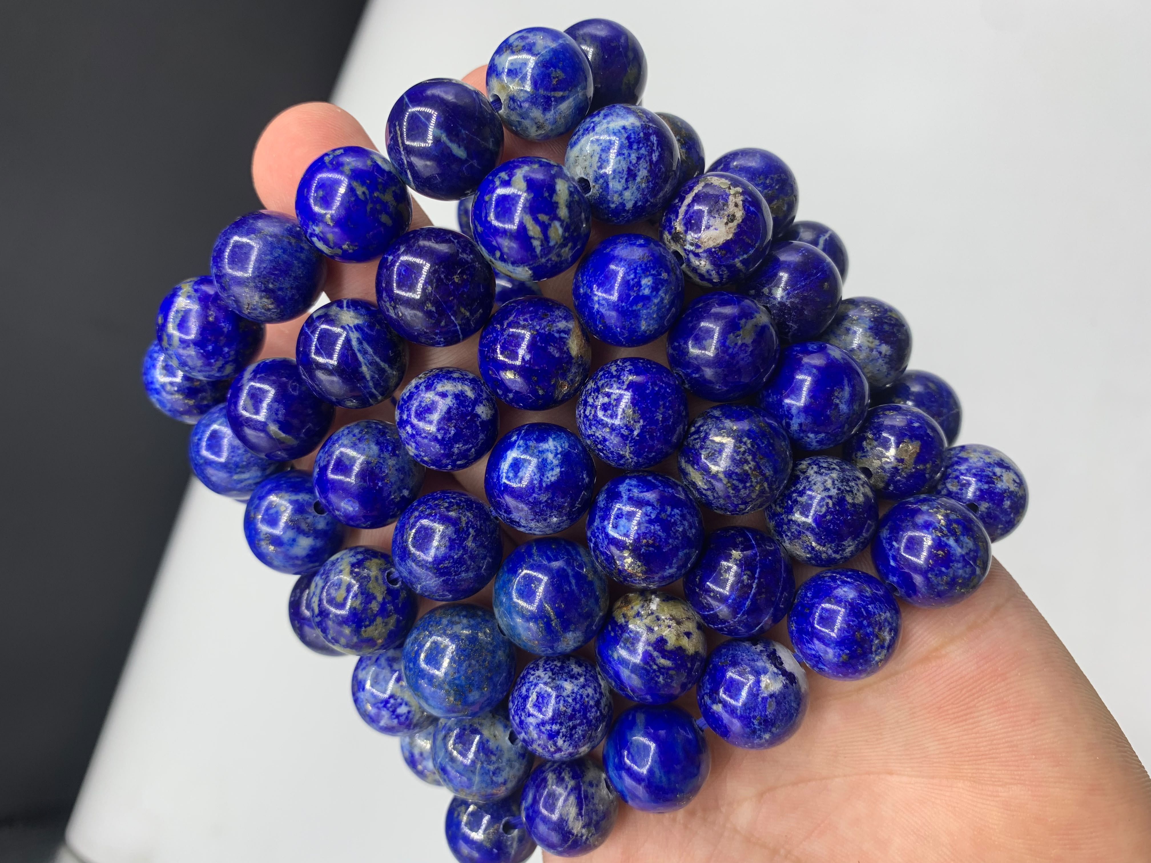 Natural Lapis Lazuli Beaded Bracelet