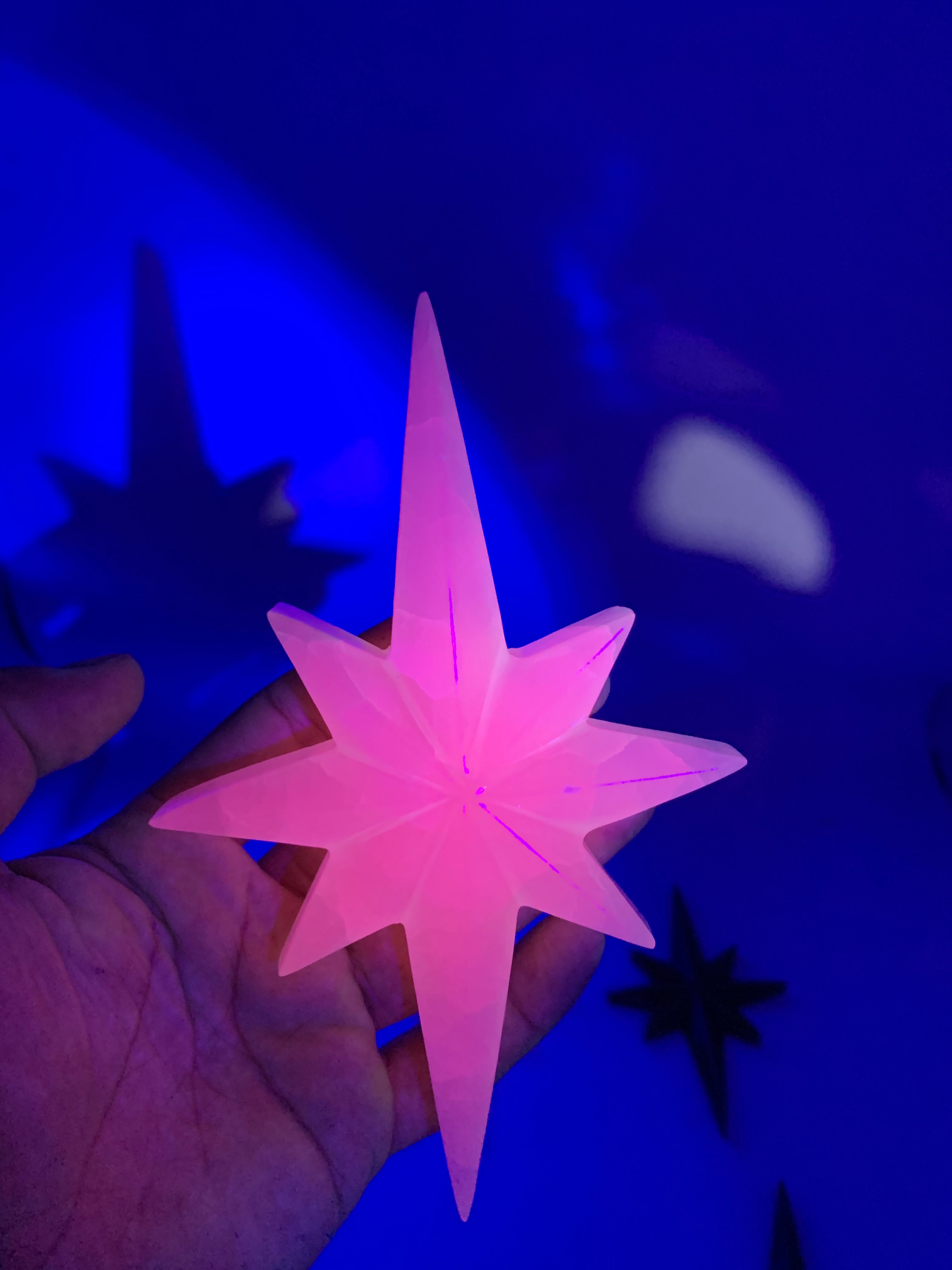 Pink Mangano Calcite Star